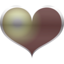 download Purple Heart clipart image with 90 hue color