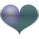 download Purple Heart clipart image with 270 hue color