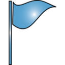 download Flag Icon clipart image with 180 hue color