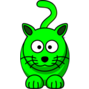 download Cat clipart image with 90 hue color