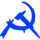 download Hammer And Sickle Graffiti clipart image with 225 hue color