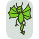 download Little Demon clipart image with 90 hue color