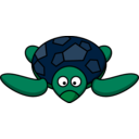 download Cartoon Turtle clipart image with 90 hue color
