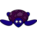 download Cartoon Turtle clipart image with 180 hue color