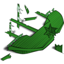 download Rpg Map Symbols Shipwreck clipart image with 90 hue color