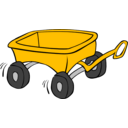 download Kids Wagon clipart image with 45 hue color