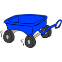 download Kids Wagon clipart image with 225 hue color