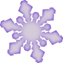 download Snowflake clipart image with 45 hue color