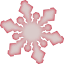 download Snowflake clipart image with 135 hue color