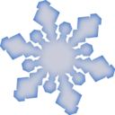 download Snowflake clipart image with 0 hue color