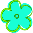 download Fleur clipart image with 90 hue color