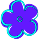 download Fleur clipart image with 180 hue color