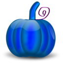 download Pumpkin clipart image with 180 hue color