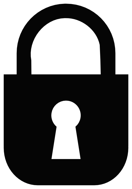 Padlock Monochrome