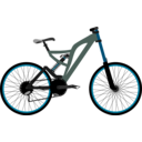 download Mountain Bike clipart image with 135 hue color