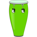 download Conga clipart image with 90 hue color