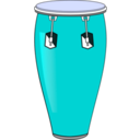download Conga clipart image with 180 hue color