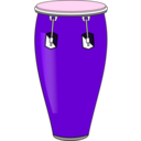 download Conga clipart image with 270 hue color