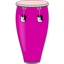 download Conga clipart image with 315 hue color