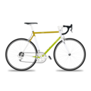 download Road Bike clipart image with 180 hue color