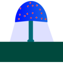download Lamp clipart image with 180 hue color