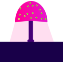 download Lamp clipart image with 270 hue color