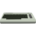 download Commodore 64 Computer clipart image with 90 hue color
