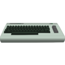 download Commodore 64 Computer clipart image with 135 hue color