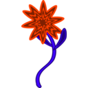 download Triptastic Blue Flower clipart image with 135 hue color