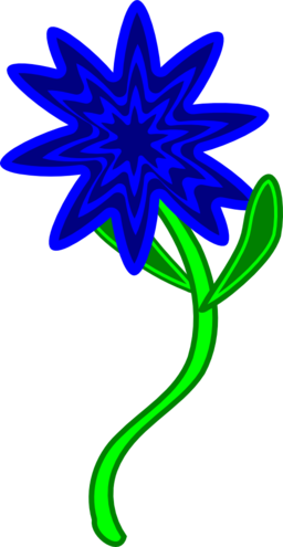 Triptastic Blue Flower