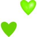 download Love Heart clipart image with 90 hue color