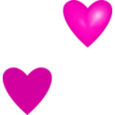 download Love Heart clipart image with 315 hue color