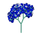 download Pear Tree clipart image with 135 hue color