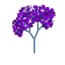 download Pear Tree clipart image with 180 hue color