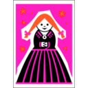 download Matchbox Label Girl By Rones clipart image with 315 hue color