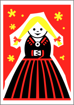 Matchbox Label Girl By Rones