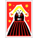 Matchbox Label Girl By Rones