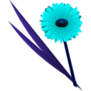 download Flowers Gerbera clipart image with 180 hue color