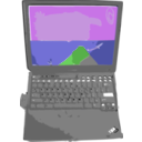 download Notebook Computer clipart image with 90 hue color