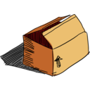 download Box Caja clipart image with 0 hue color