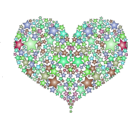 download Heart Of Stars clipart image with 135 hue color
