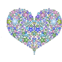 download Heart Of Stars clipart image with 225 hue color