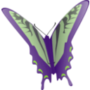 download Butterfly clipart image with 45 hue color