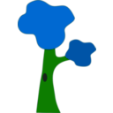 download Tree clipart image with 90 hue color
