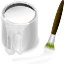 download Color Bucket White clipart image with 45 hue color