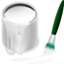 download Color Bucket White clipart image with 135 hue color