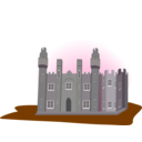download Castle clipart image with 270 hue color