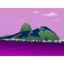 download Sugar Loaf clipart image with 90 hue color