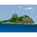 download Sugar Loaf clipart image with 0 hue color