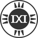 Fictional Brand Logo Ixi Variant D